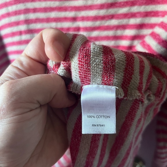 J Jill Womens striped sweater XL cozy chic minimalist coastal - Picture 5 of 5